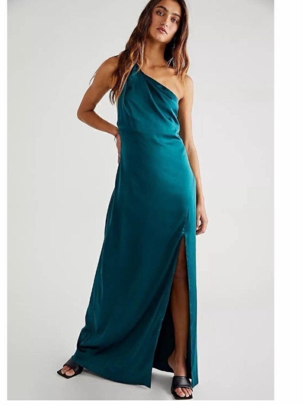 Free People Victoria Maxi satin dress